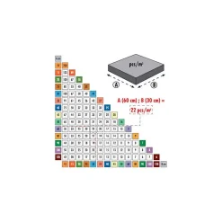 Diamwood Expert En Equipement 250 Cales Autonivelantes pour Croisillons l. 23 x L. 88 mm - Diamwood