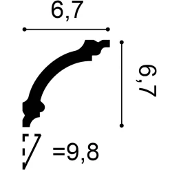 1 carton complet 2 Corniches Moulures Cimaises CB511N BASIXX-Orac Decor Online