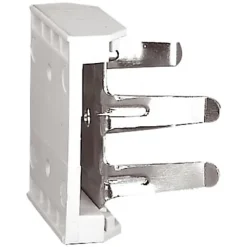 2 clips fixation plinthe sur pied, avec support ø28 mm-Evoludis Clearance