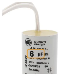 Ducati 4 condensateurs, 6 uF, Connecteurs, , Moteur de Volet roulant Bubendorff