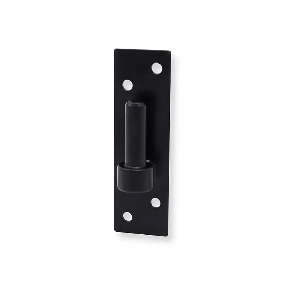 2 Gonds sur Platine, Noir, Diamètre 14 mm, Acier, pour Volet Battant Bois et PVC-Tirard Hot