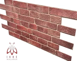 Ikhemalarka 4 m² 10 panneaux PVC 3D effet pierre muraux & de plafond, revêtement imitation carrelage CPVC06