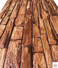 4 m² 10 panneaux PVC 3D effet pierre muraux & de plafond, revêtement imitation carrelage Karelian-Ikhemalarka Best