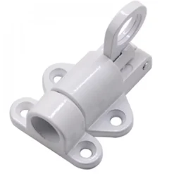 2 Pièces Automatique Verrou Porte,Alliage D'Aluminium Boulon Ressort,Aluminium Verrou Porte,Loquet Boulon Rebond,blanc-Deko Best