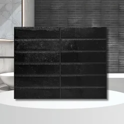 40 pièces 2,6m2 Panneaux de 3D Carreaux en plastique autocollants Revêtement mural imperméable Carreaux-Ikhemalarka Online