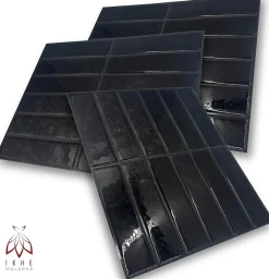 40 pièces 2,6m2 Panneaux de 3D Carreaux en plastique autocollants Revêtement mural imperméable Carreaux-Ikhemalarka Online