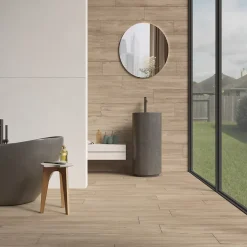 Ecoceramic 5 Plinthes carrelage effet bois L.60 x l.8 cm, Atelier