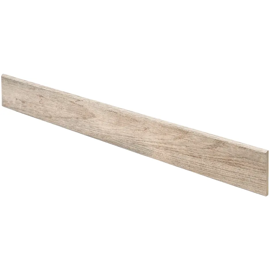 5 Plinthes carrelage Kyra Betulla brun l.7 x L.60 cm