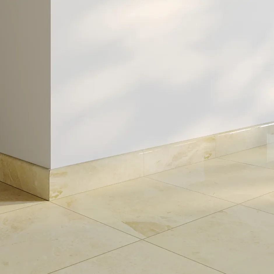 5 Plinthes Chelsea beiges l.7,5 x L.33,3 cm- Clearance