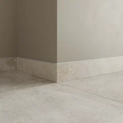 5 Plinthes en carrelage gris clair effet béton L.60 x l.7,5 cm x ép.9 mm, Arina-GoodHome