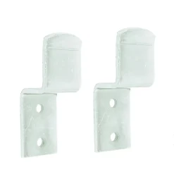 Afbat 2 supports de barre de garage acier zingué jaune