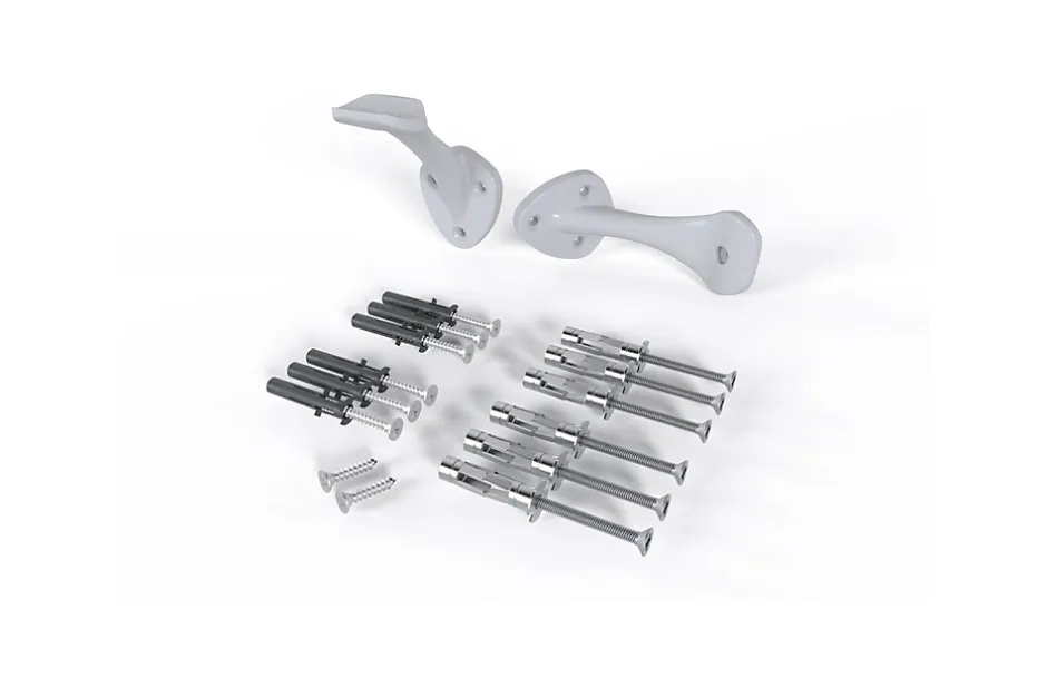 2 supports de fixation pour main courante-Alumin'home Clearance