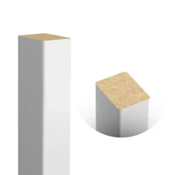 4 tasseaux MDF blanc à peindre l.3 x L.280 cm- Online