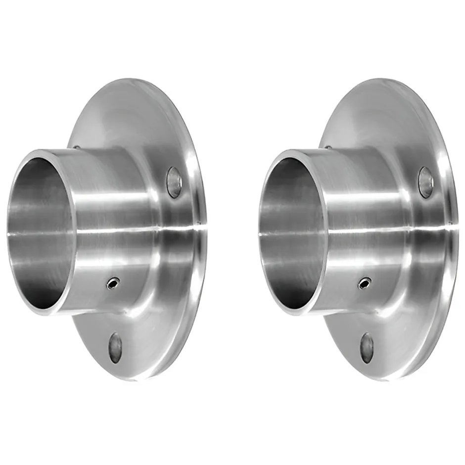 MySystem 2 x Embase murale pour tube diam. 42,4 mm - Inox 316