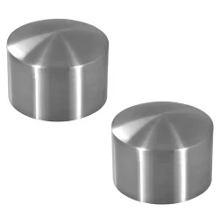 2 x Embout arrondi pour main courante bois diam. 42,4 - Inox 304-MySystem Clearance