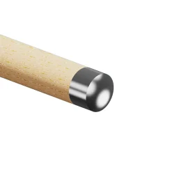 2 x Embout arrondi pour main courante bois diam. 42,4 - Inox 304-MySystem Clearance