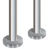 2 x Poteau de balustrade Modèle 24 - Tube diam. 42.4 x 2 mm - H 970 mm - Inox 304-MySystem Clearance