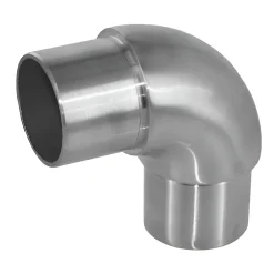 MySystem 2 x Raccord 90 degrés arrondi pour tube diam. 42,4 x 2 mm - Inox 304