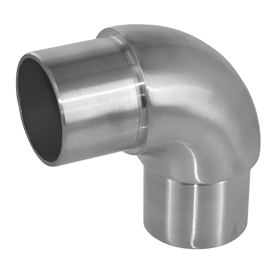 2 x Raccord 90 degrés arrondi pour tube diam. 42,4 x 2 mm - Inox 316-MySystem Clearance