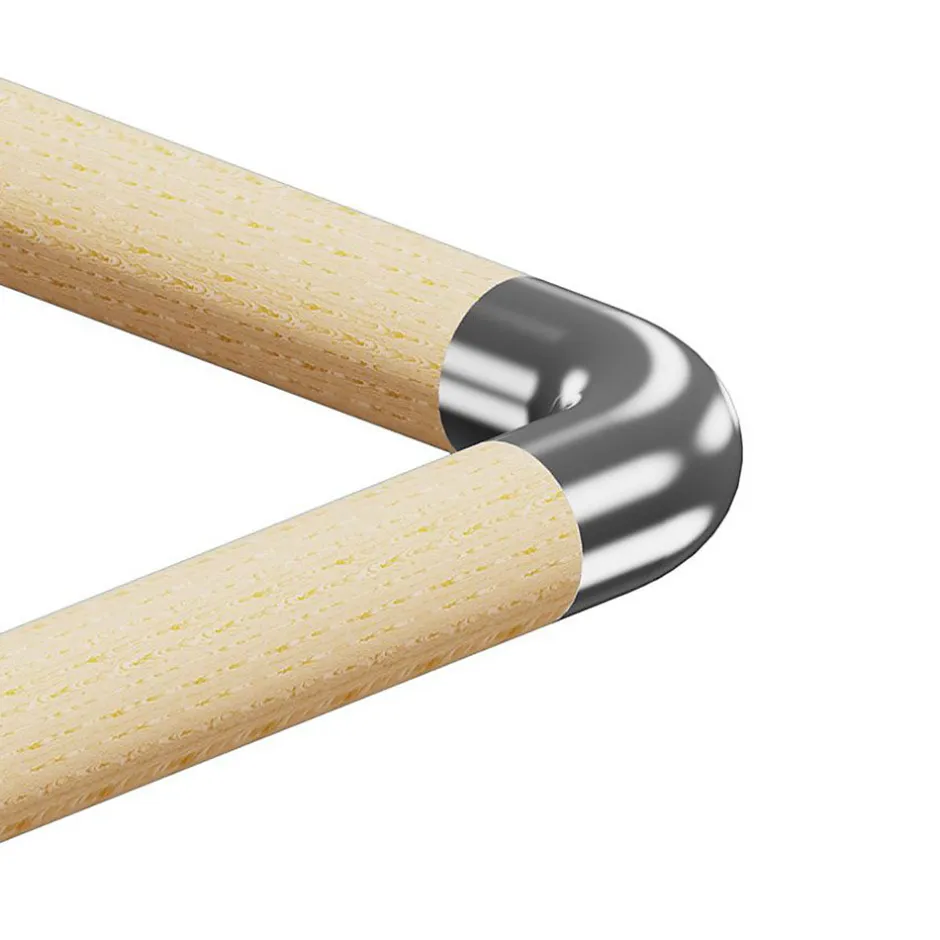 MySystem 2 x Raccord 90 degrés arrondi pour main courante bois diam. 42,4 mm - Inox 304
