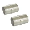 2 x Raccord de liaison pour tube diam. 42,4 x 2 mm - Inox 316-MySystem Clearance