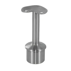 2 x Support 90 degrés main courante diam. 42,4 à coller sur tube diam. 42,4 x 2 mm - Inox 304-MySystem Online