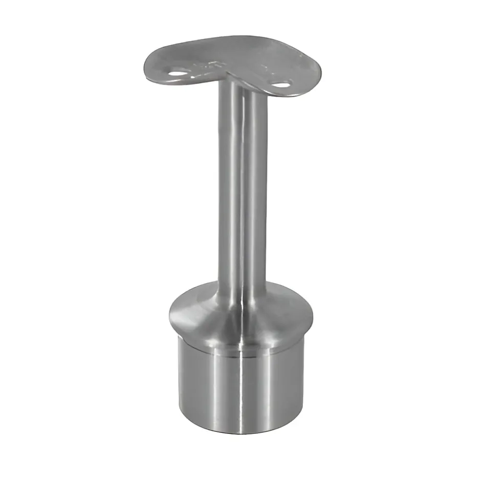 2 x Support 90 degrés main courante diam. 42,4 à coller sur tube diam. 42,4 x 2 mm - Inox 304-MySystem Online