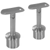 2 x Support orientable main courante diam. 42,4 à coller sur tube diam. 42,4 x 2 mm - Inox 304-MySystem Sale