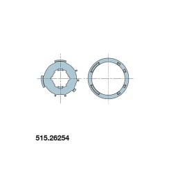 ADAPTATION ROUE ET COURONNE ZF54 POUR MOTEUR ERA M-Nice New