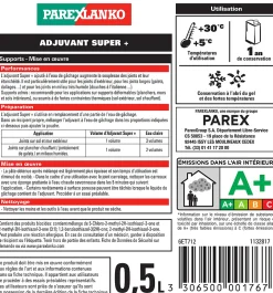 Parexlanko Adjuvant joint carrelage Super+ 0,5L