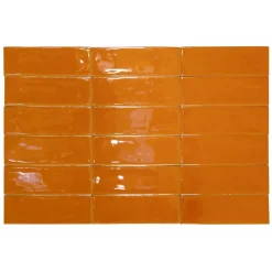 Altea Orange Série Revêtement grès cérame premium 5x15 cm.-Lux Mosaic Hot