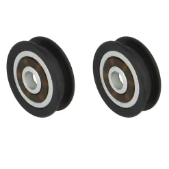 - Roulement moustiquaire MSQ01 - 21 mm - Polyamide - Noir-Amig Hot