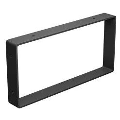 - Support 3001 - 125 x 260 x 30 mm - Acier - Noir mat-Amig Hot