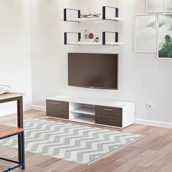 - Support 3001 - 125 x 260 x 30 mm - Acier - Noir mat-Amig Hot