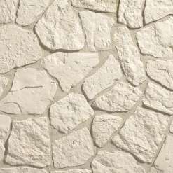 Stegu Angle plaquette de parement béton effet pierre beige Jura L.35 x l.35 cm