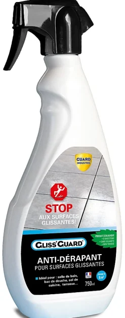 Antidérapant Invisible Sol Glissant Gliss'Guard Ultra Puissant Spray 750ml-Guard Industrie Outlet