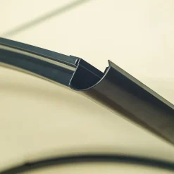 Arctom Auvent ARC 160x90, couleur anthracite RAL7016, plaque incolore