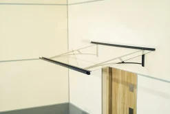 Arctom Auvent Kamios 120x83,5, couleur anthracite RAL7016, plaque incolore PMMA