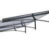 Auvent Karmel 197x83,5, couleur anthracite RAL7016, plaque anthracite-Arctom Clearance
