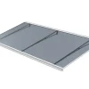 Arctom Auvent Karmel 197x83,5 couleur blanc RAL9016, plaque anthracite