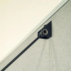 Auvent Kowal 151x94, couleur anthracite RAL7016, plaque incolore PMMA-Arctom Outlet