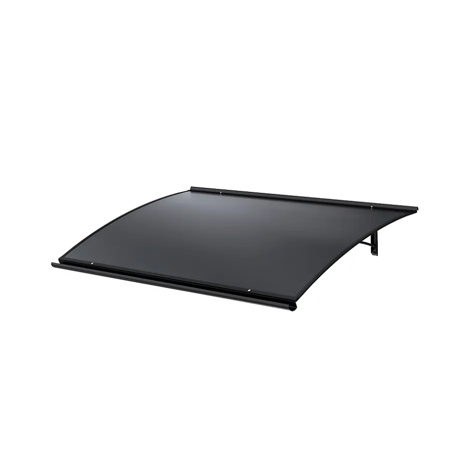 Arctom Auvent Libo 150x84,5, couleur anthracite RAL7016, panneau sandwich AL PE AL