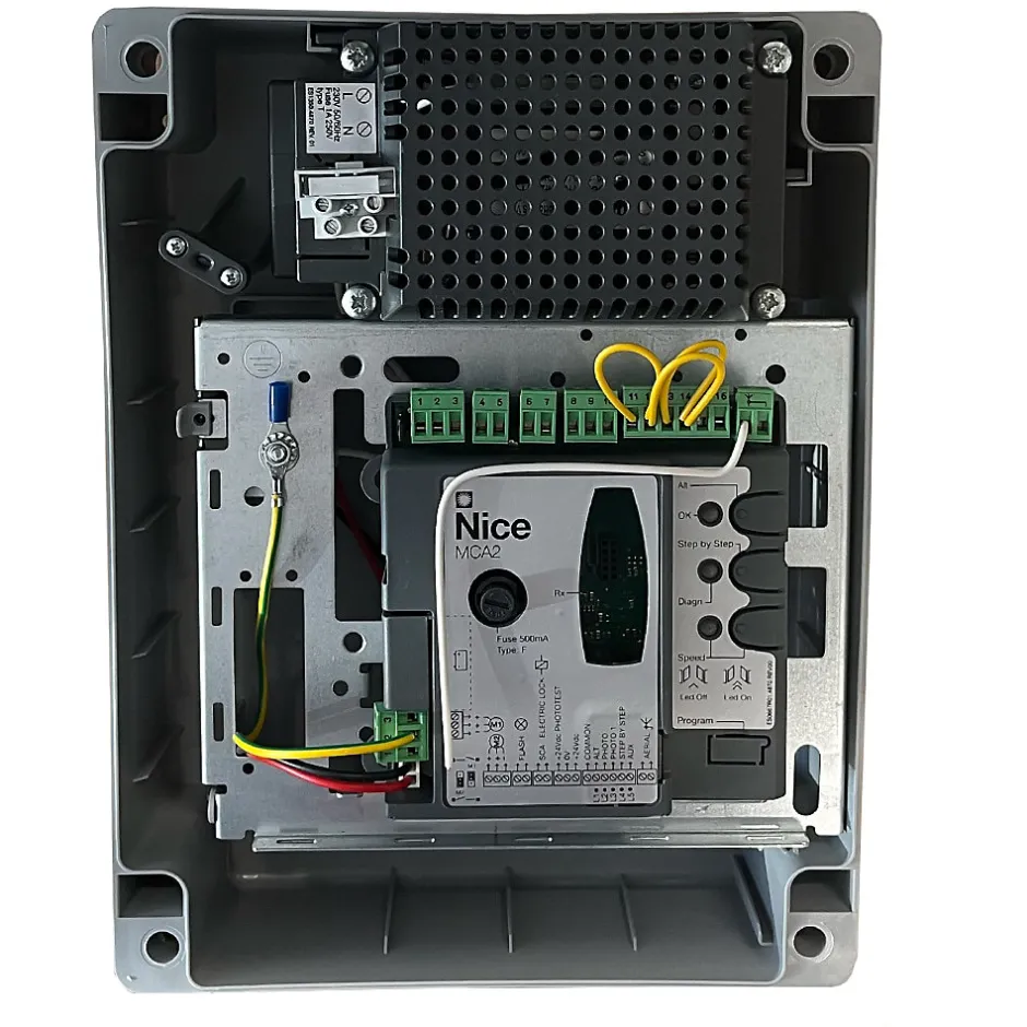 Nice Armoire de commande MC424L (Réf : 003368) pour motorisation