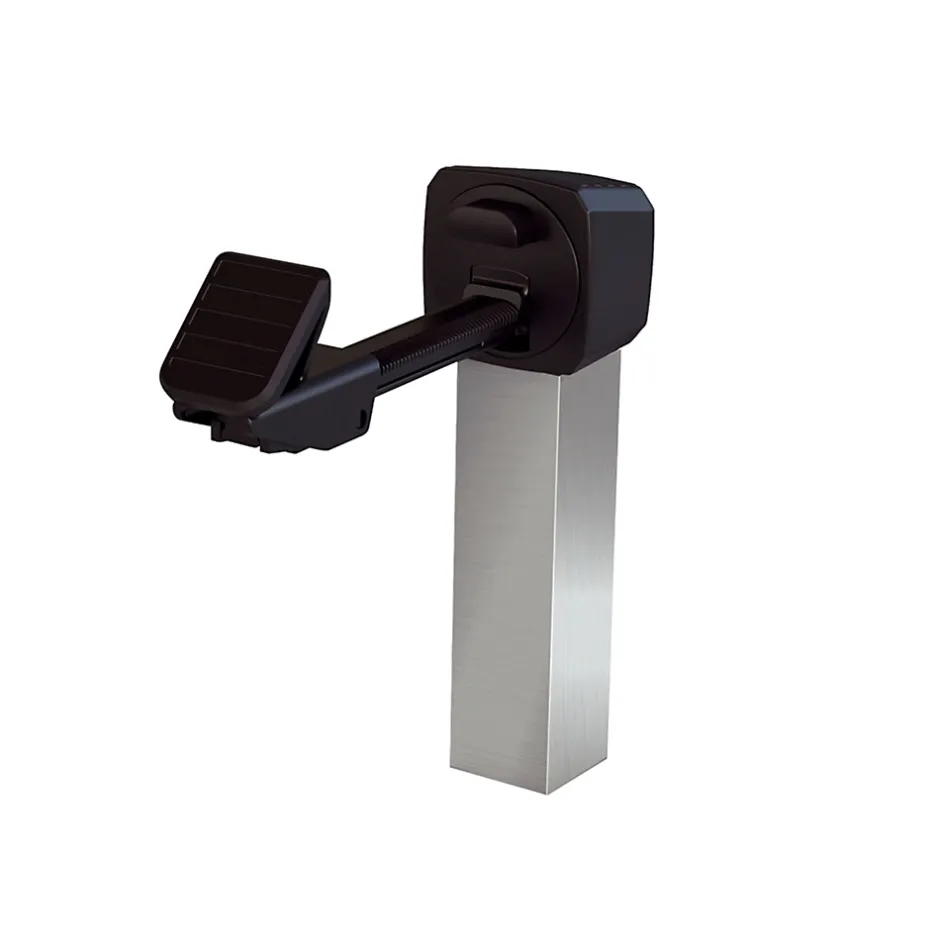 Afbat - Tb Industrie Sas Arrêt de portail à sceller Afbat noir l.25mm H.250mm