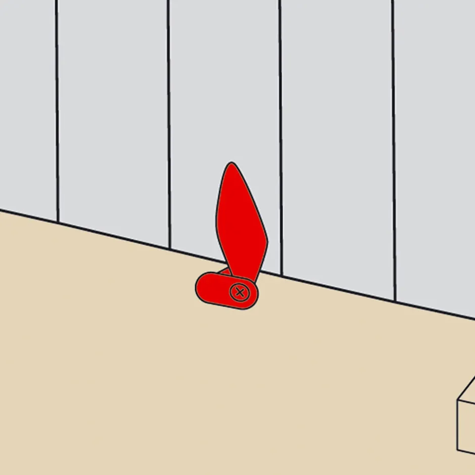 Afbat - Tb Industrie Sas Arrêt de volet à tirefond L.130mm noir Afbat