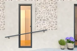 Articulation pour main courante aluminium gris-Alumin'home Best