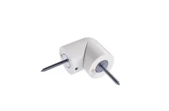 Alumin'home Articulation pour main courante aluminium blanc