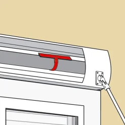 Attache tablier souple pour volet roulant L.150mm- 3 pièces-Afbat - Tb Industrie Sas