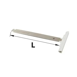 Afbat - Tb Industrie Sas Attache tablier souple pour volet roulant L.180mm - 3 pièces