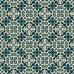 Authentiques carreaux de ciment - Modèle Passiflore PAS5 - La boite de 14 carreaux soit 0,56 m²-Floorilège Clearance